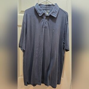 Izod Classic Blue Polo Shirt for Men L